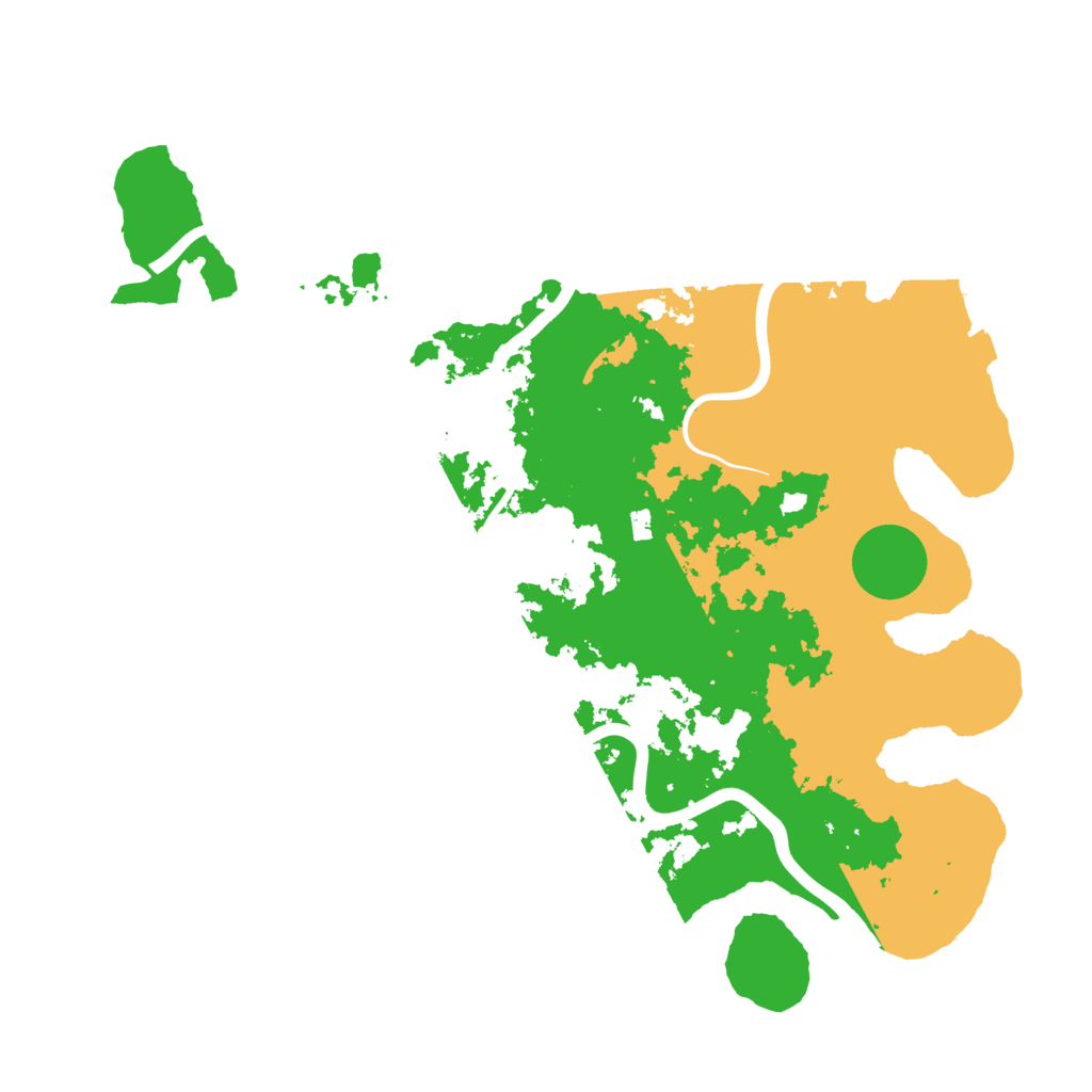 Biome Rust Map: Procedural Map, Size: 3850, Seed: 754326285