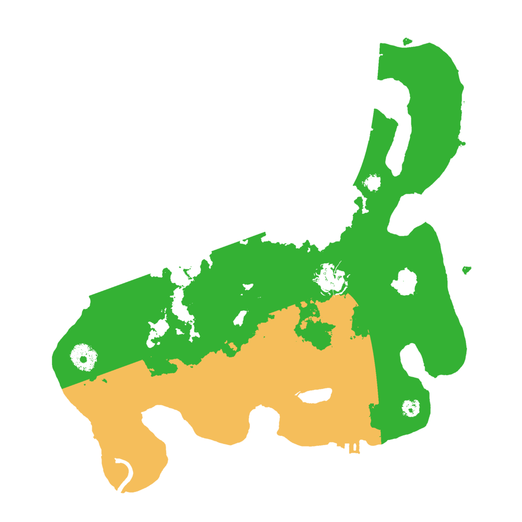 Biome Rust Map: Procedural Map, Size: 3000, Seed: 264204885