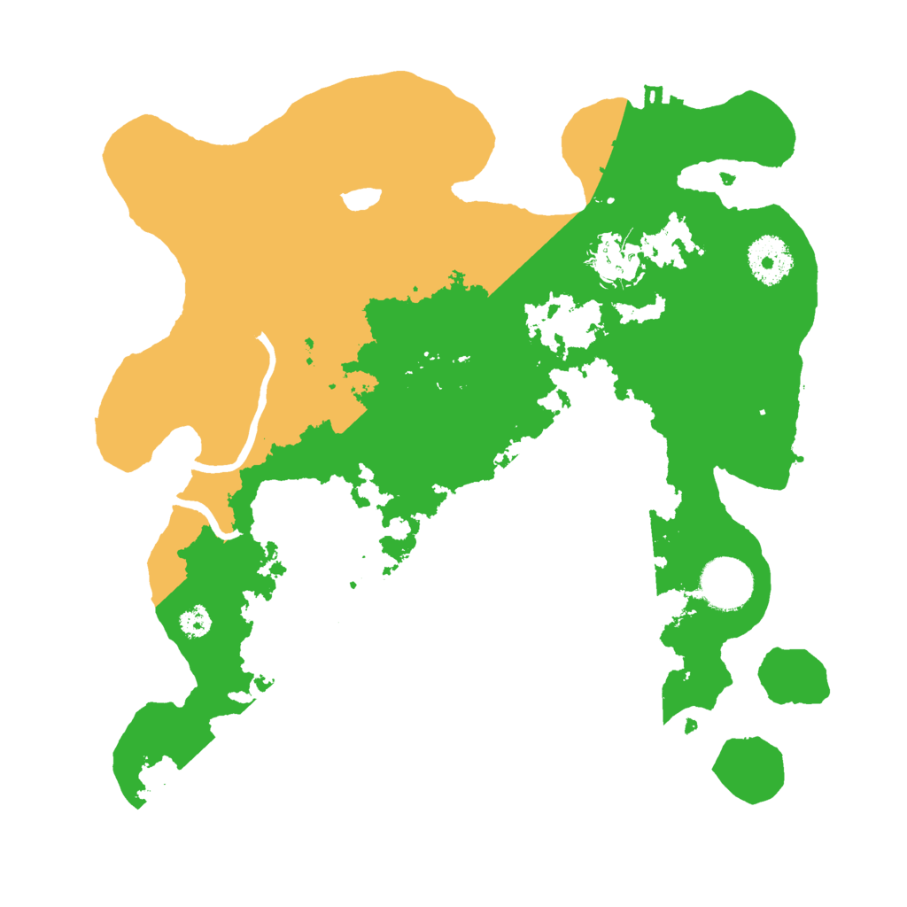 Biome Rust Map: Procedural Map, Size: 3000, Seed: 1321251282