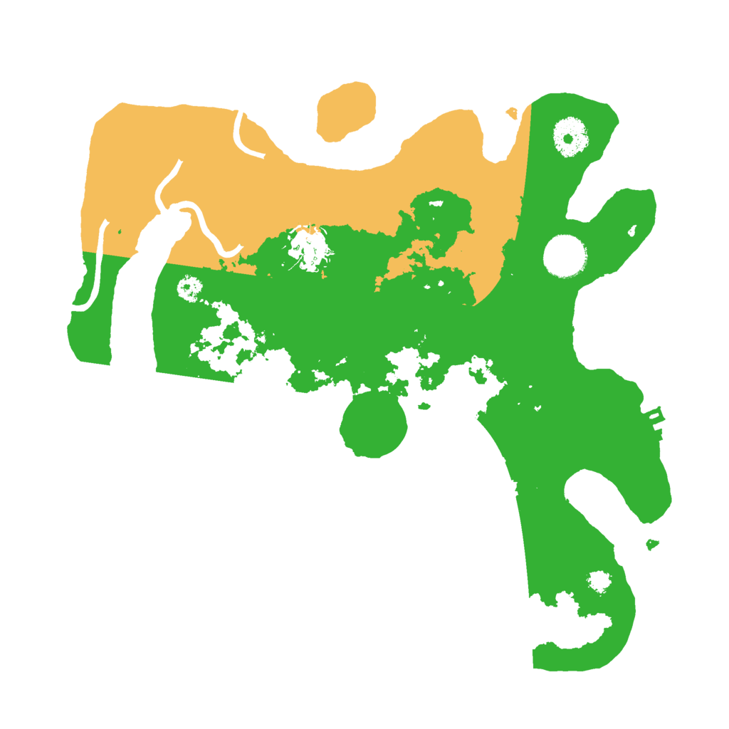 Biome Rust Map: Procedural Map, Size: 3000, Seed: 4344