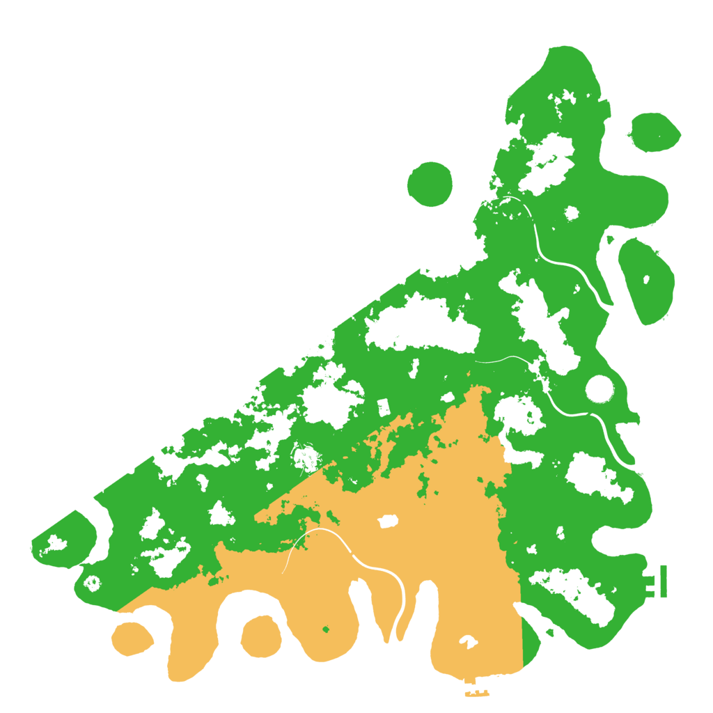 Biome Rust Map: Procedural Map, Size: 4500, Seed: 378829332