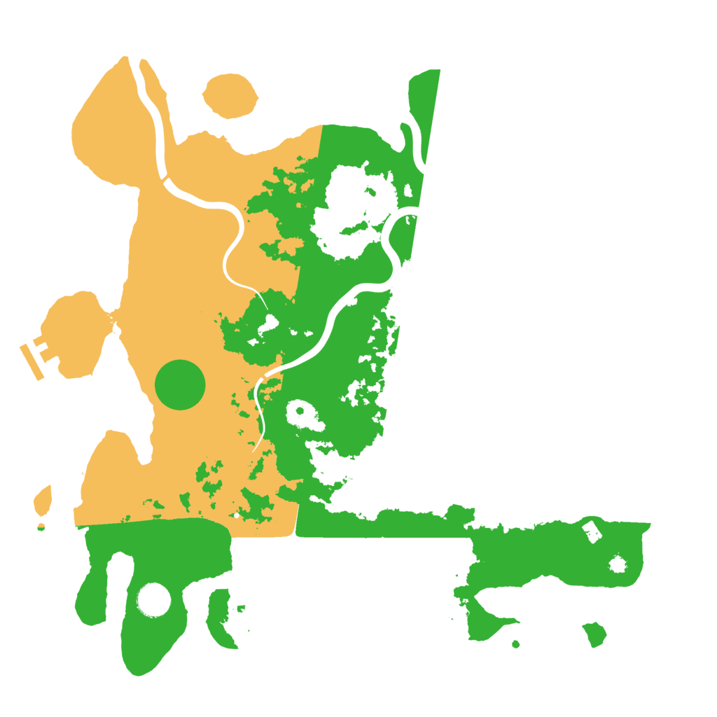 Biome Rust Map: Procedural Map, Size: 3750, Seed: 791305609