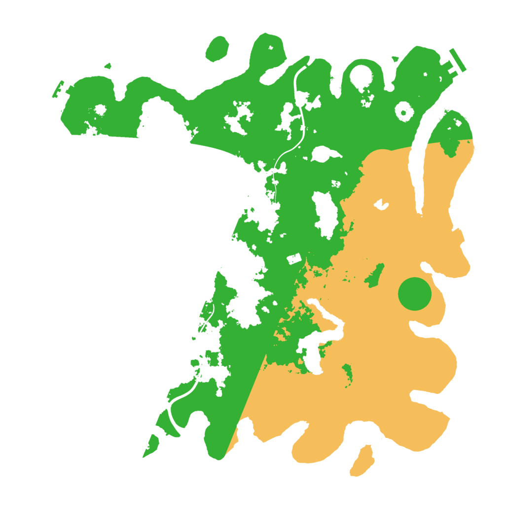 Biome Rust Map: Procedural Map, Size: 4000, Seed: 81179
