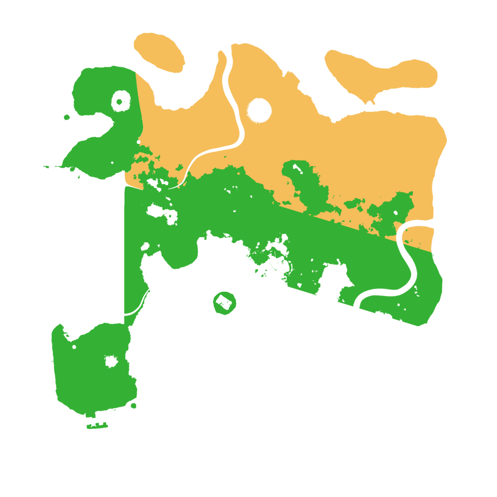 Biome Rust Map: Procedural Map, Size: 3600, Seed: 159052