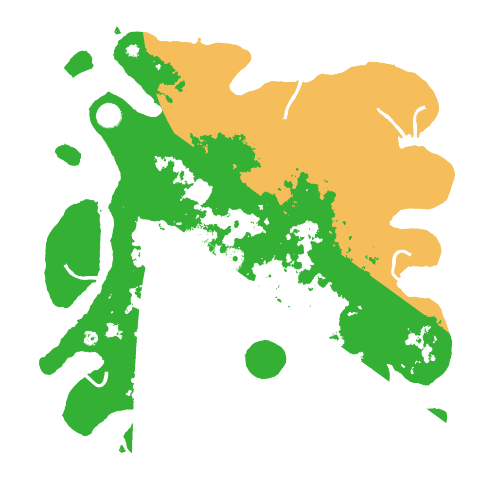 Biome Rust Map: Procedural Map, Size: 3500, Seed: 71691557