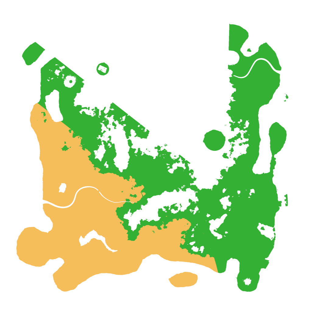 Biome Rust Map: Procedural Map, Size: 4000, Seed: 164234