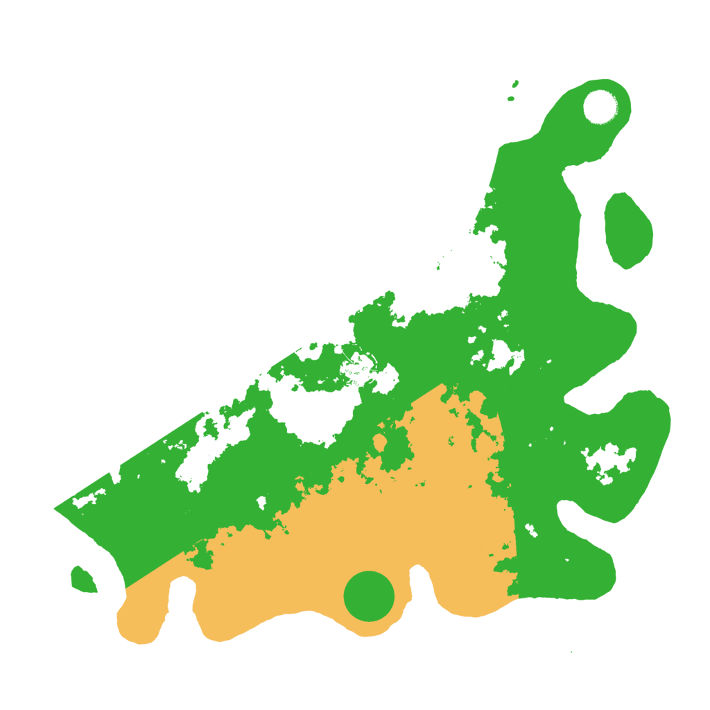 Biome Rust Map: Barren, Size: 3700, Seed: 67383004