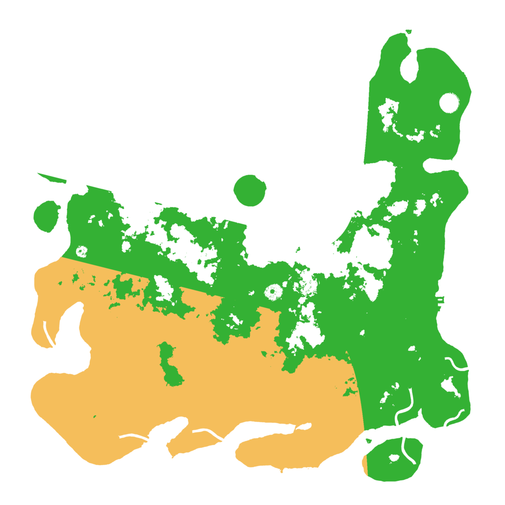 Biome Rust Map: Procedural Map, Size: 4500, Seed: 20230123