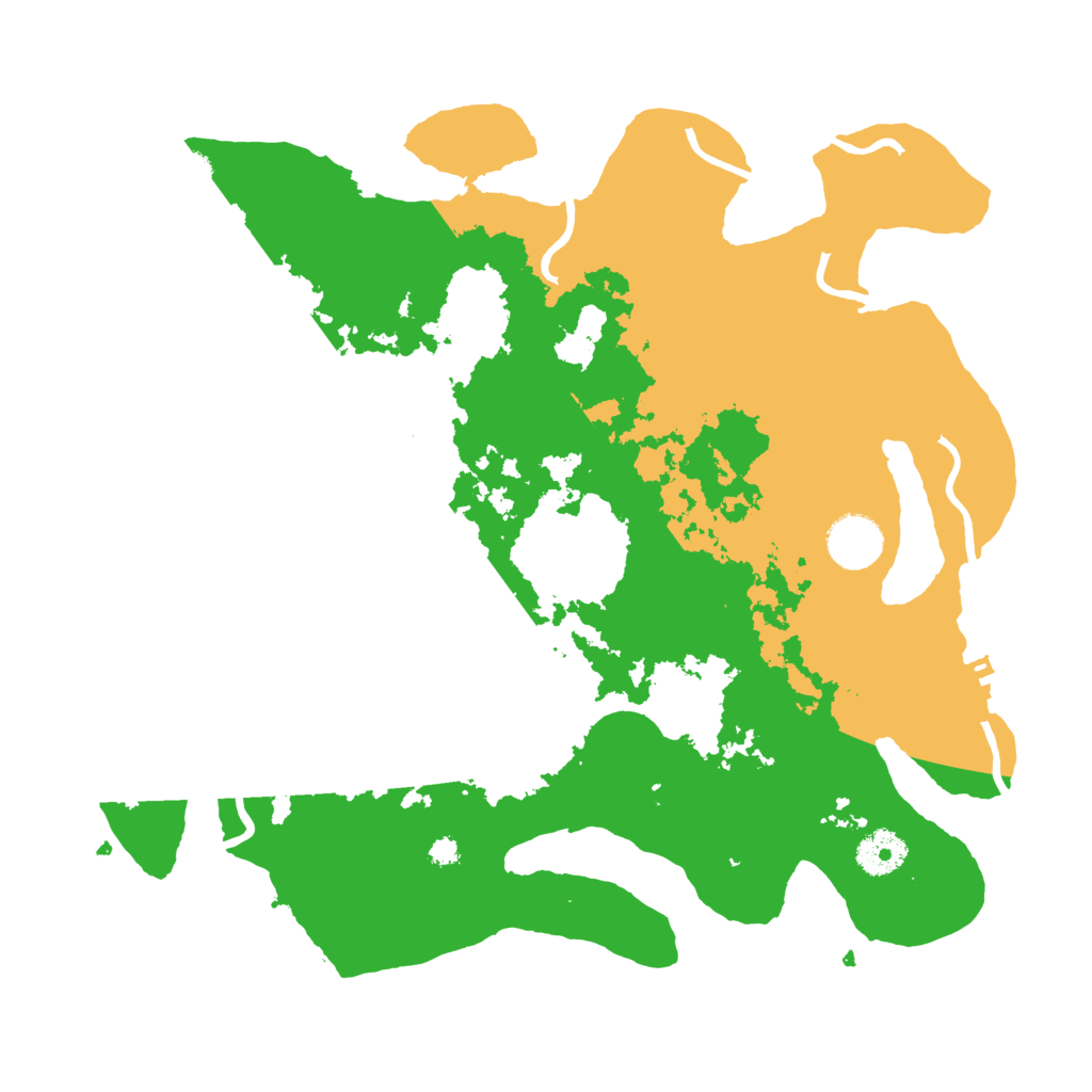 Biome Rust Map: Procedural Map, Size: 3500, Seed: 791448646