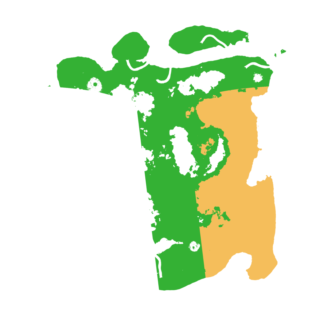 Biome Rust Map: Procedural Map, Size: 3250, Seed: 1651913650