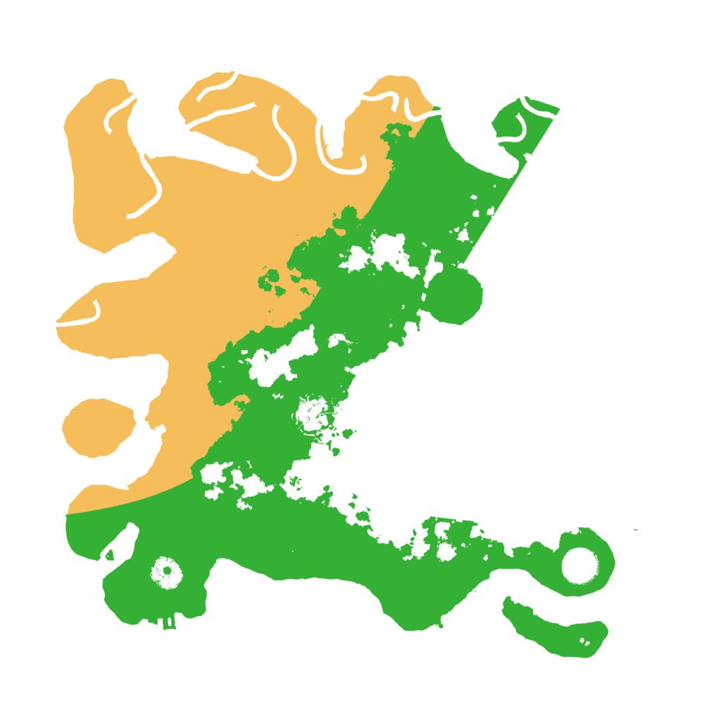 Biome Rust Map: Procedural Map, Size: 3500, Seed: 750517449