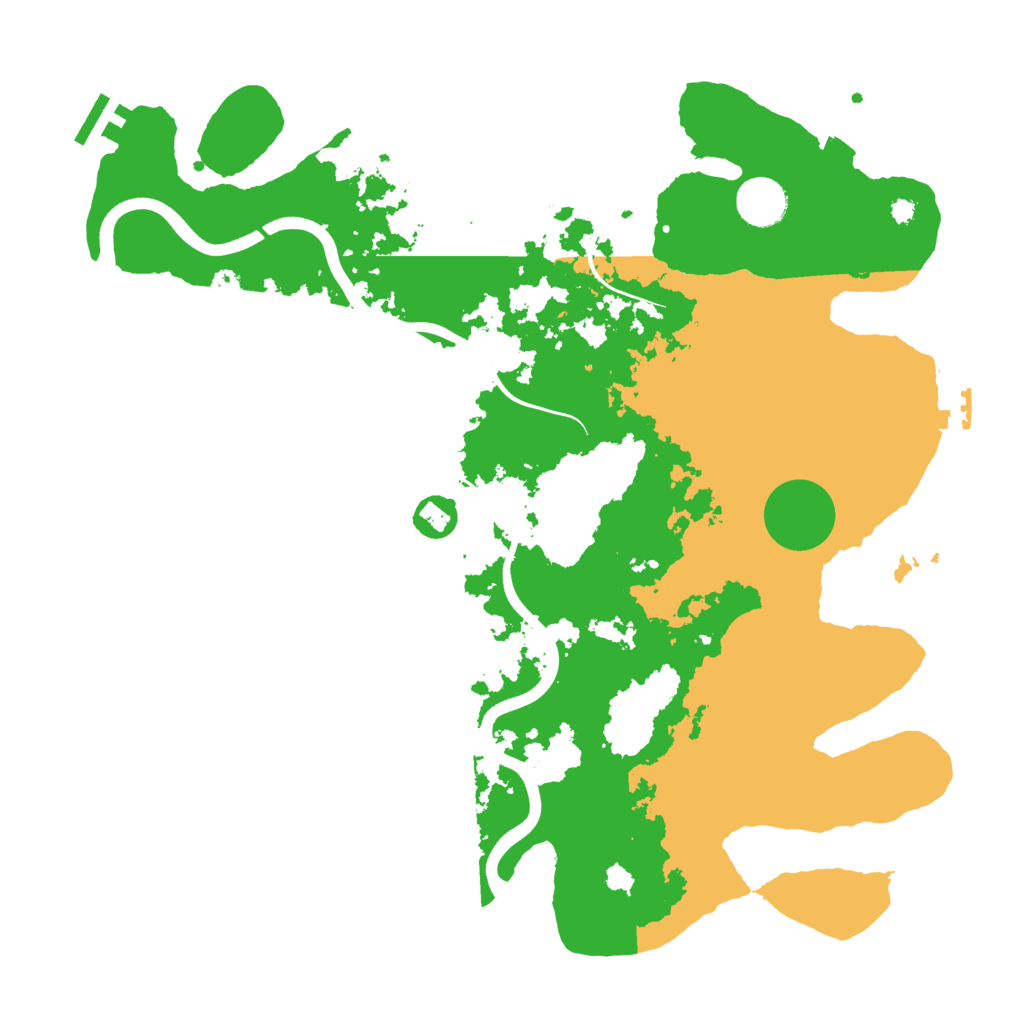 Biome Rust Map: Procedural Map, Size: 3800, Seed: 2468