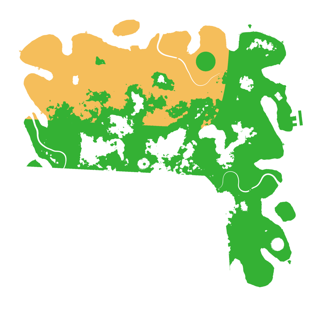 Biome Rust Map: Procedural Map, Size: 4250, Seed: 12088