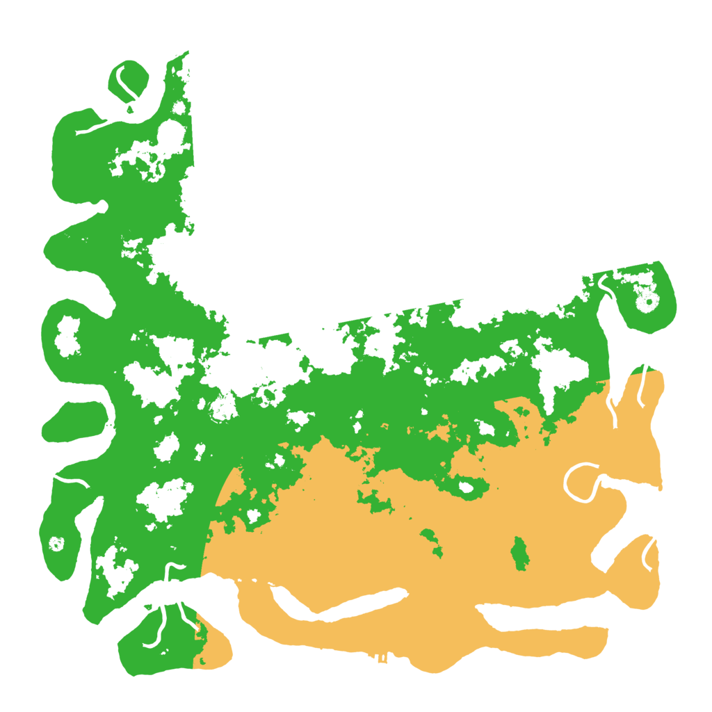 Biome Rust Map: Procedural Map, Size: 4800, Seed: 1111459961