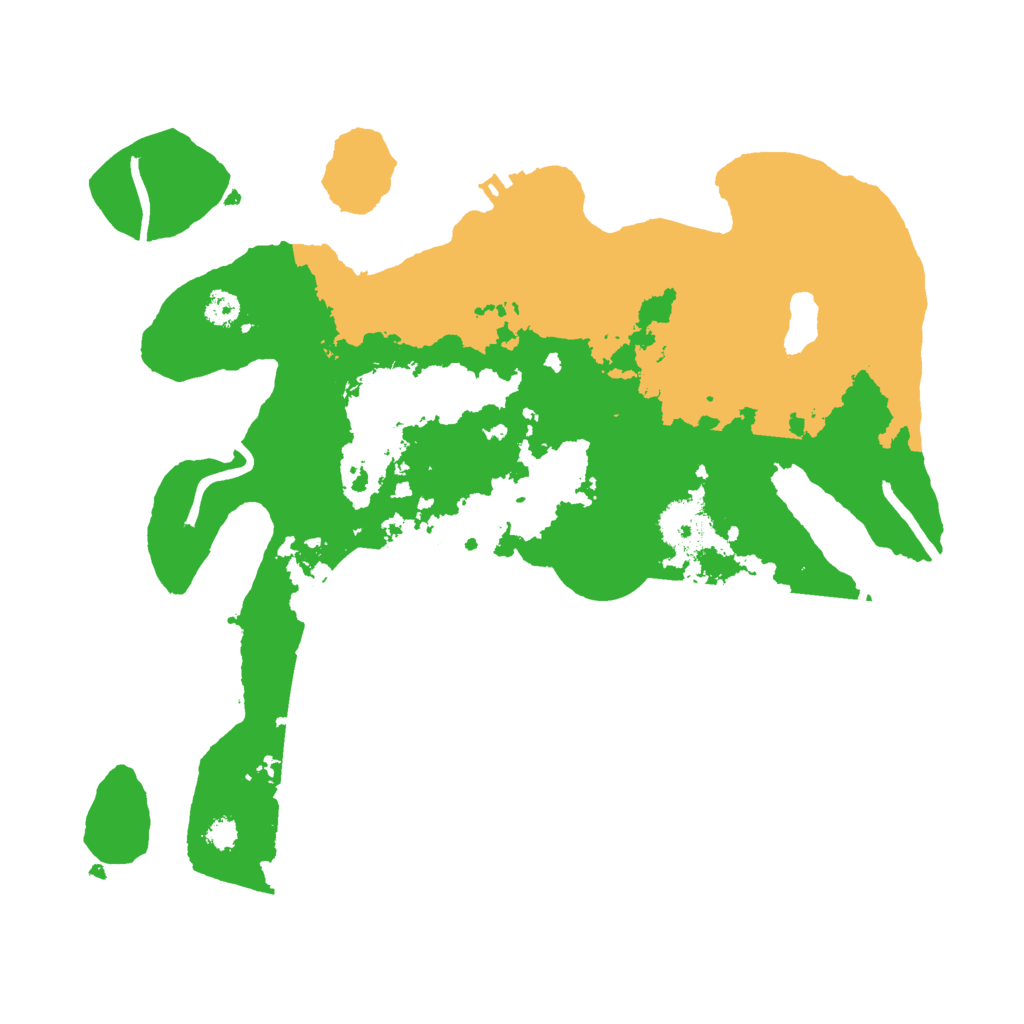 Biome Rust Map: Procedural Map, Size: 3000, Seed: 884436243