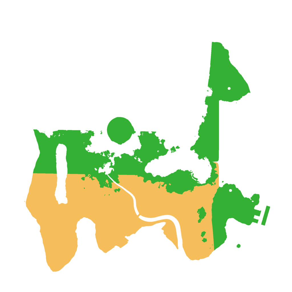 Biome Rust Map: Procedural Map, Size: 3000, Seed: 425881141