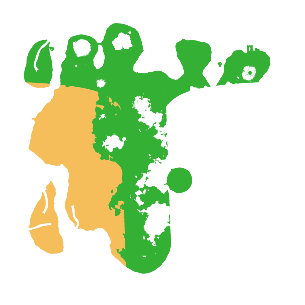 Biome Rust Map: Procedural Map, Size: 3200, Seed: 2139679135
