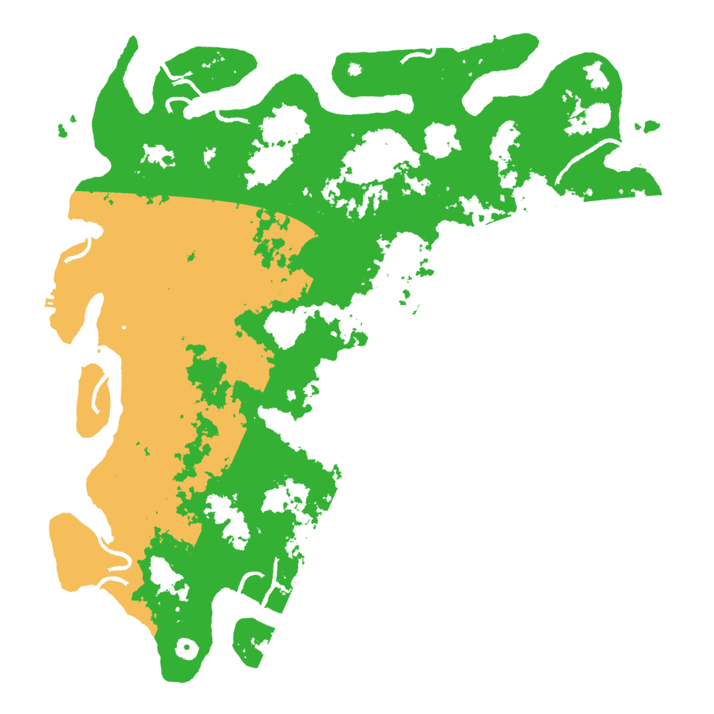 Biome Rust Map: Procedural Map, Size: 5000, Seed: 64374213