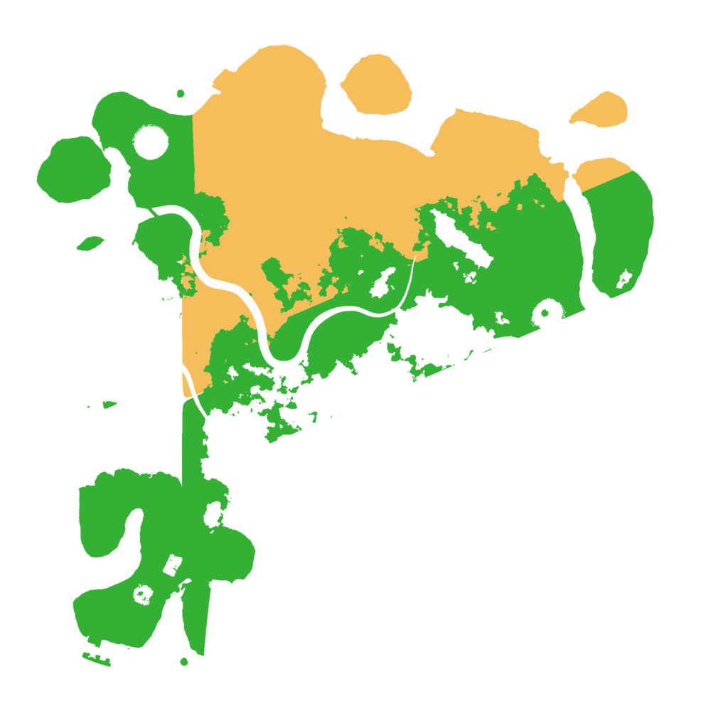 Biome Rust Map: Procedural Map, Size: 3750, Seed: 11334844