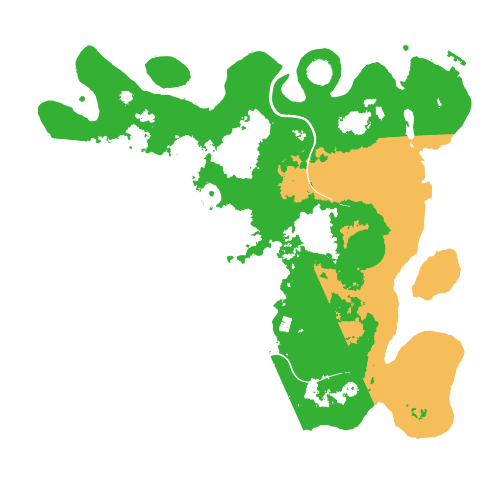 Biome Rust Map: Procedural Map, Size: 3500, Seed: 221104494