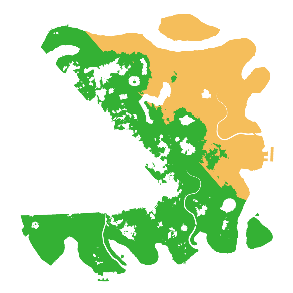 Biome Rust Map: Procedural Map, Size: 4050, Seed: 683634198