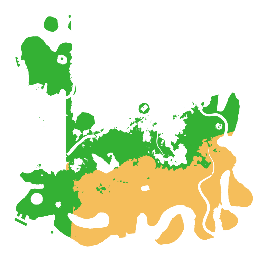 Biome Rust Map: Procedural Map, Size: 4000, Seed: 1007601141