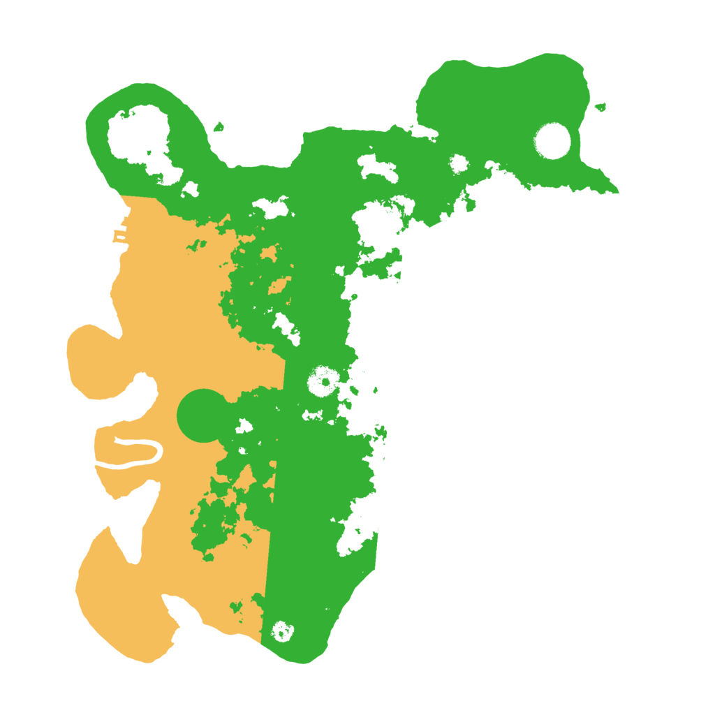 Biome Rust Map: Procedural Map, Size: 3500, Seed: 85335158