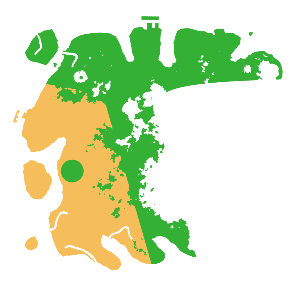 Biome Rust Map: Procedural Map, Size: 3500, Seed: 1843082887