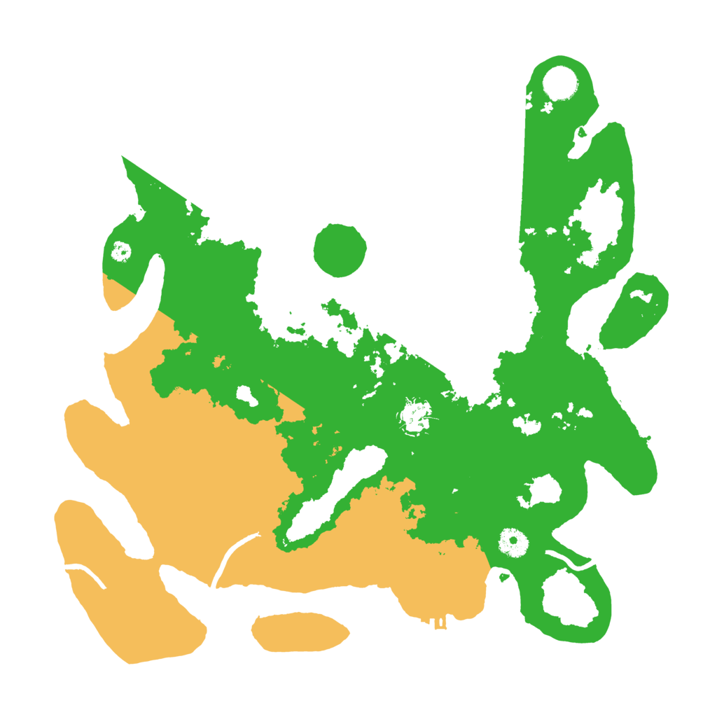 Biome Rust Map: Procedural Map, Size: 3700, Seed: 967227