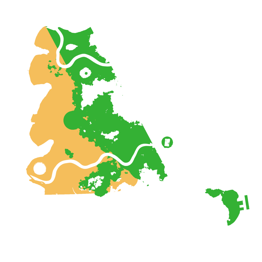 Biome Rust Map: Procedural Map, Size: 3700, Seed: 1143045777
