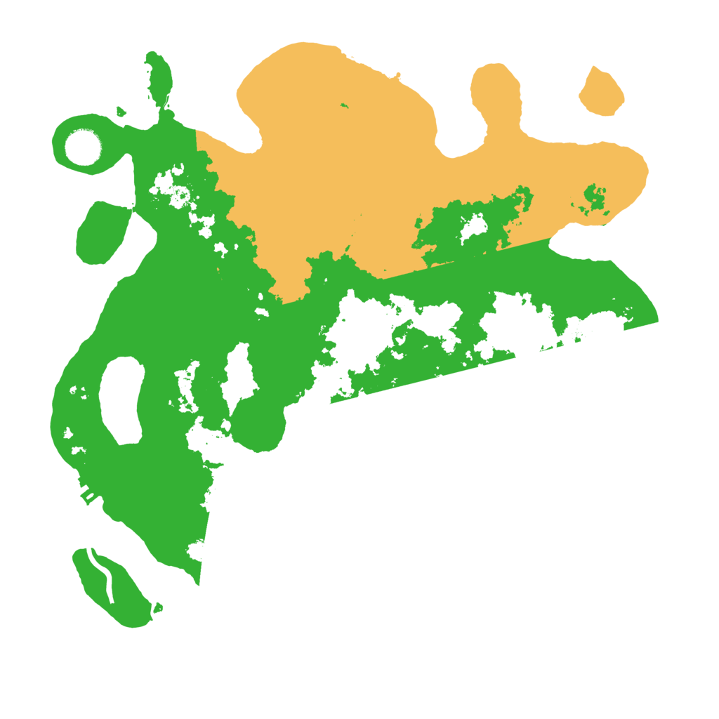 Biome Rust Map: Procedural Map, Size: 3500, Seed: 34549429