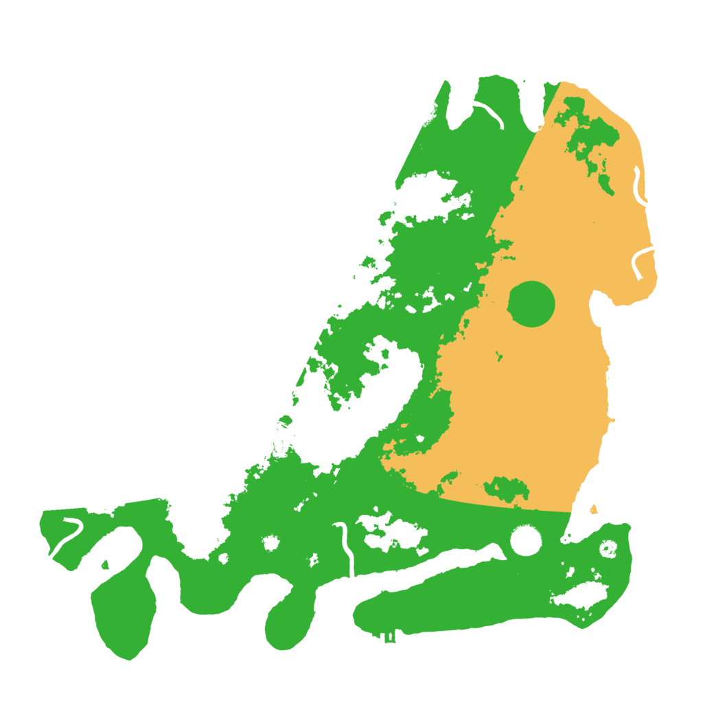 Biome Rust Map: Procedural Map, Size: 4000, Seed: 1876601281