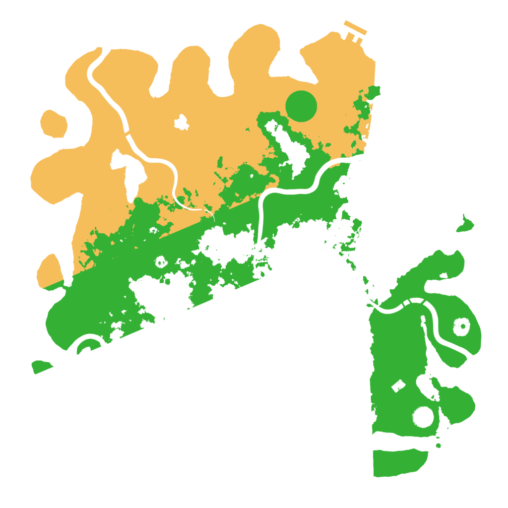 Biome Rust Map: Procedural Map, Size: 4250, Seed: 88715433