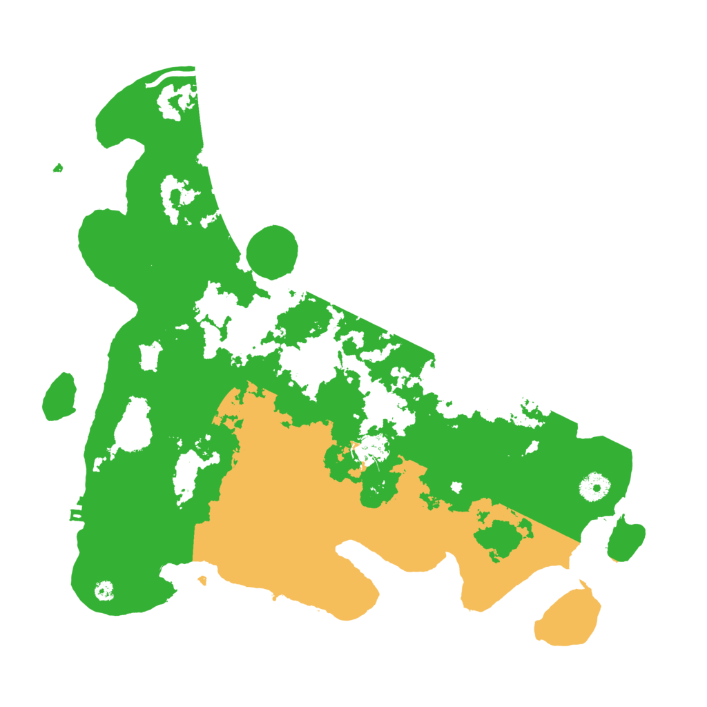 Biome Rust Map: Procedural Map, Size: 3700, Seed: 886049