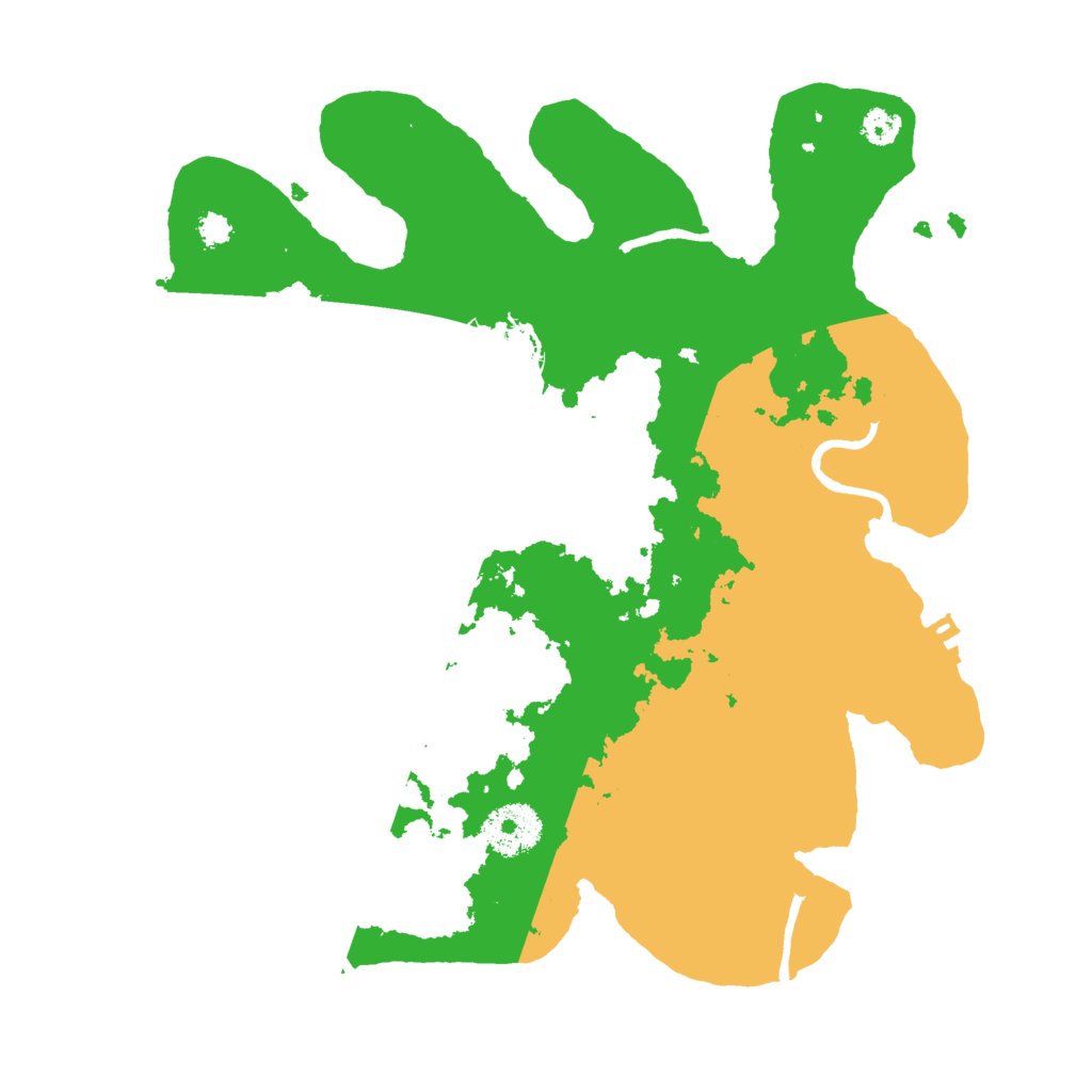 Biome Rust Map: Procedural Map, Size: 3000, Seed: 621397382