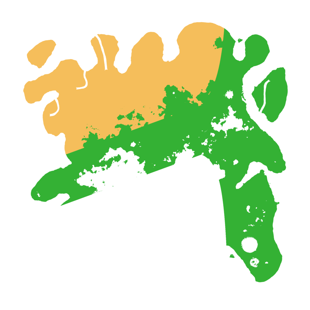 Biome Rust Map: Procedural Map, Size: 3500, Seed: 56774444