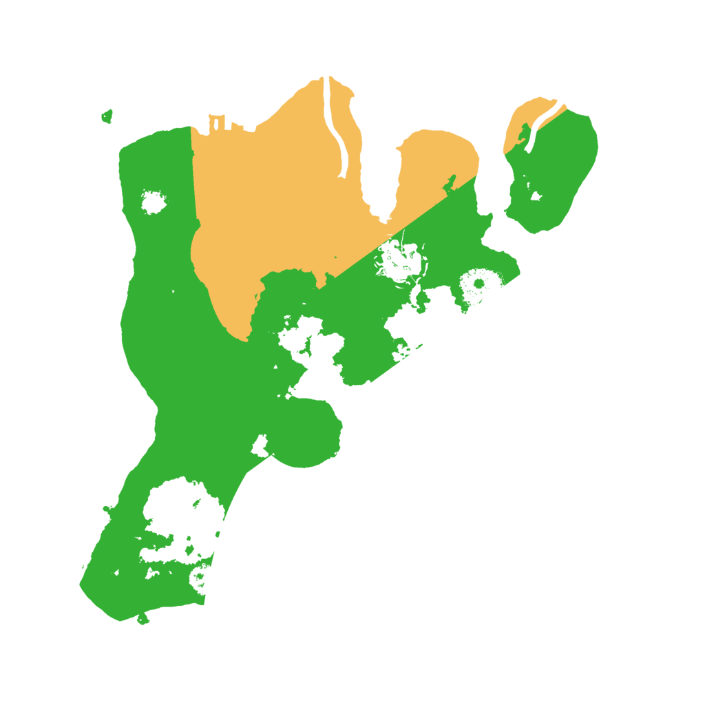 Biome Rust Map: Procedural Map, Size: 2690, Seed: 1127192919