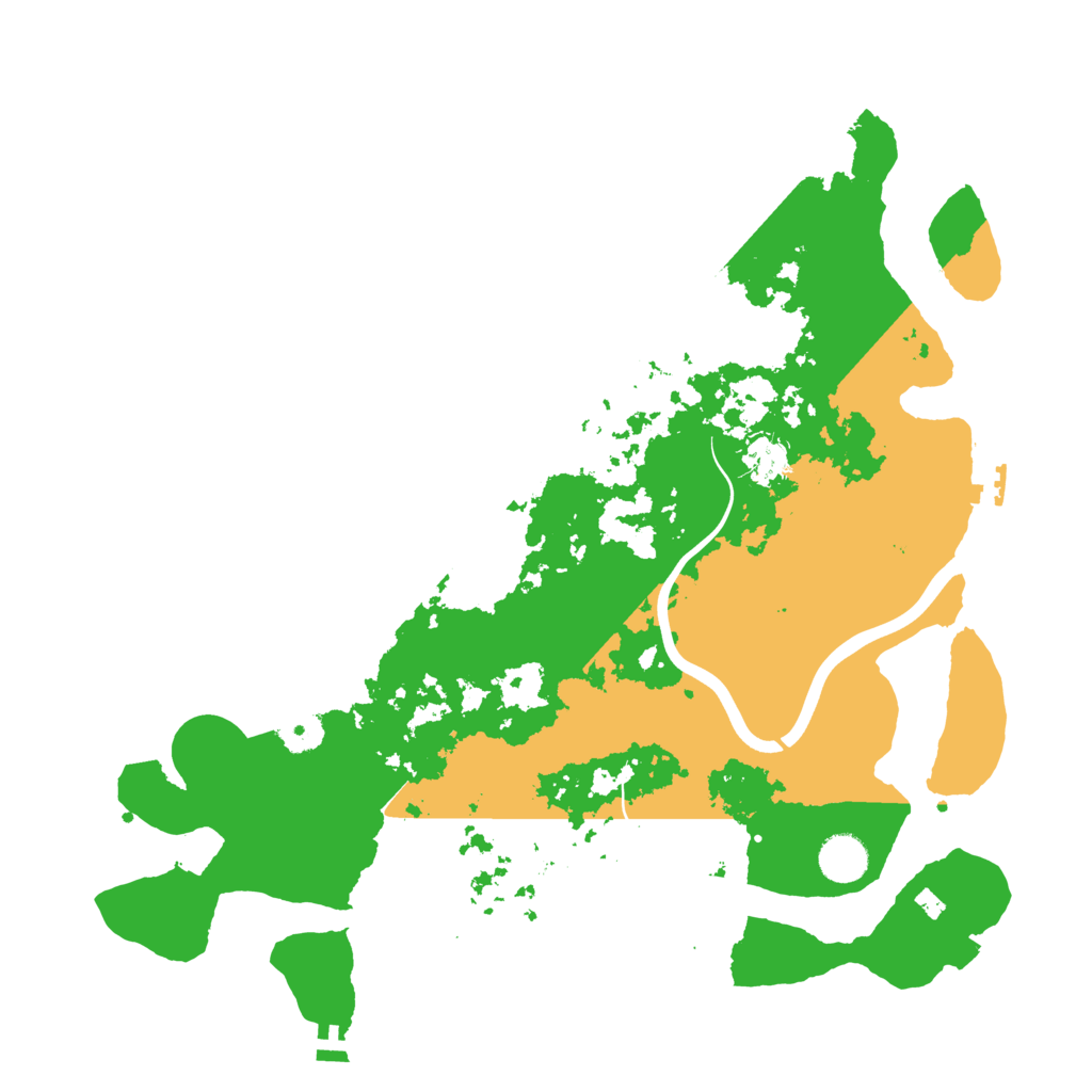 Biome Rust Map: Procedural Map, Size: 3950, Seed: 382126524