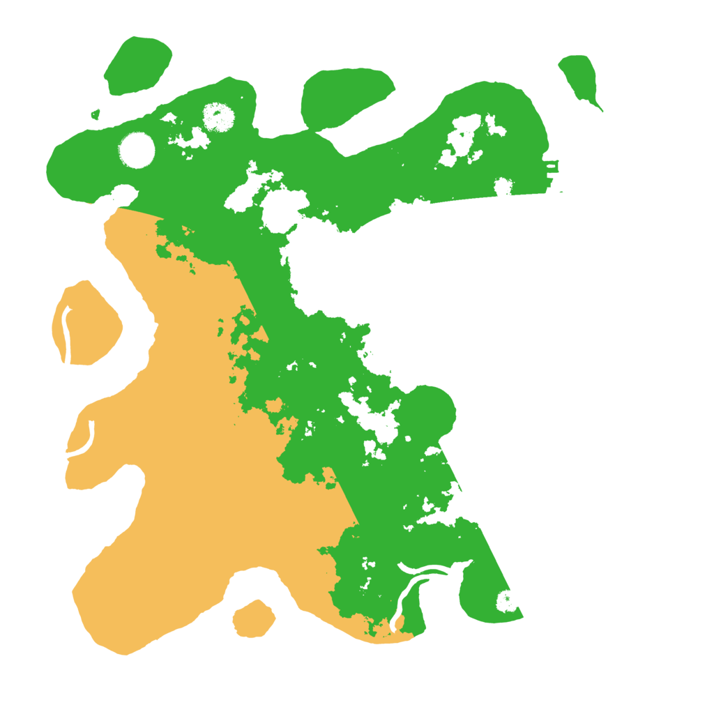 Biome Rust Map: Procedural Map, Size: 3500, Seed: 1598161513