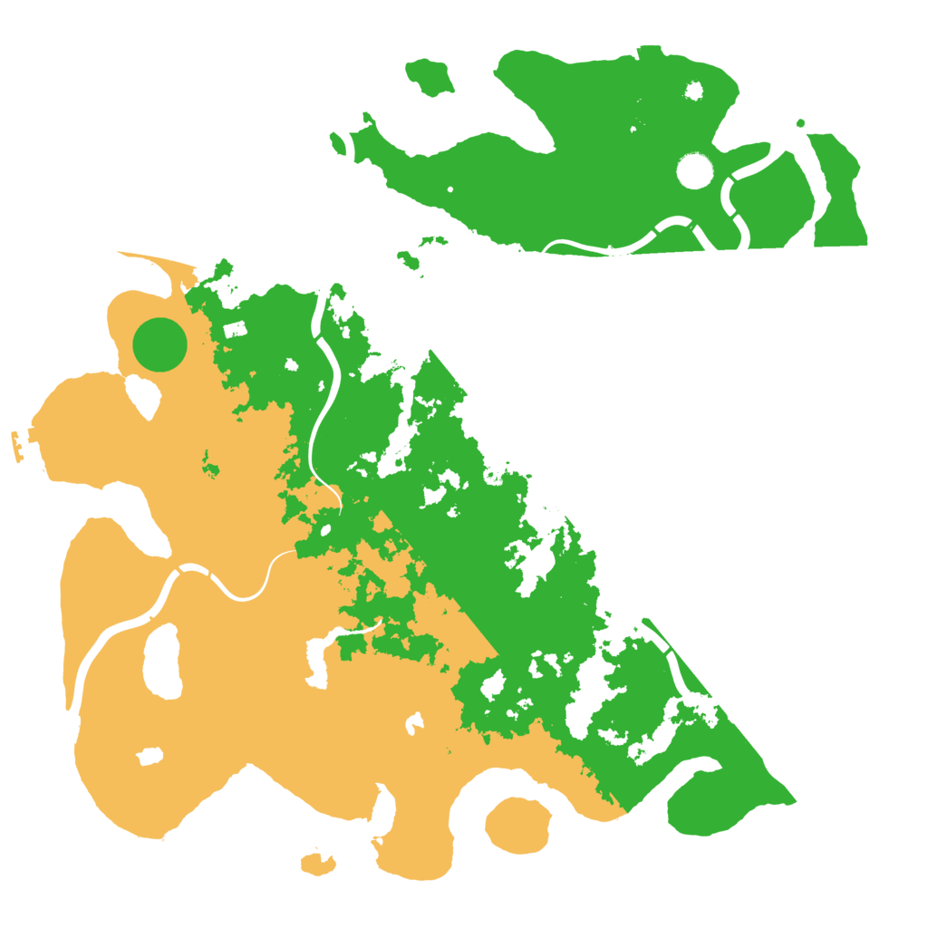 Biome Rust Map: Procedural Map, Size: 4500, Seed: 564789