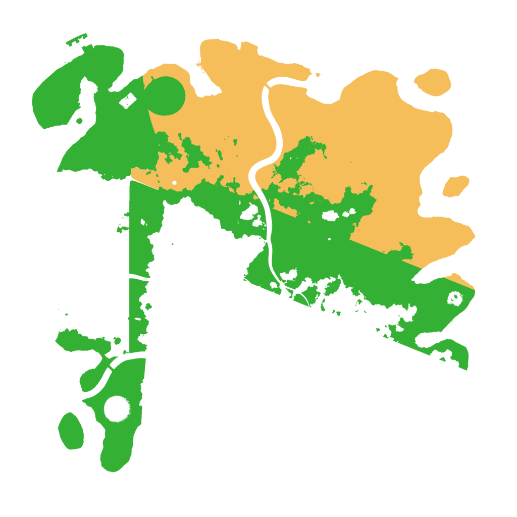 Biome Rust Map: Procedural Map, Size: 3500, Seed: 659819794