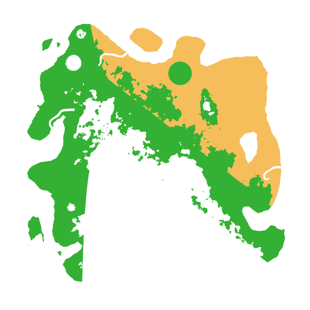 Biome Rust Map: Procedural Map, Size: 3500, Seed: 2099999999