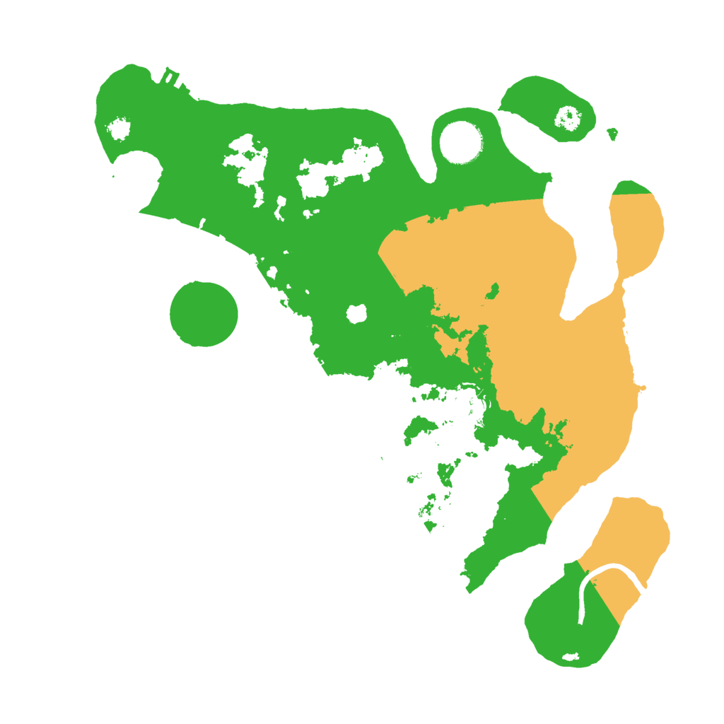 Biome Rust Map: Procedural Map, Size: 3000, Seed: 2101458080