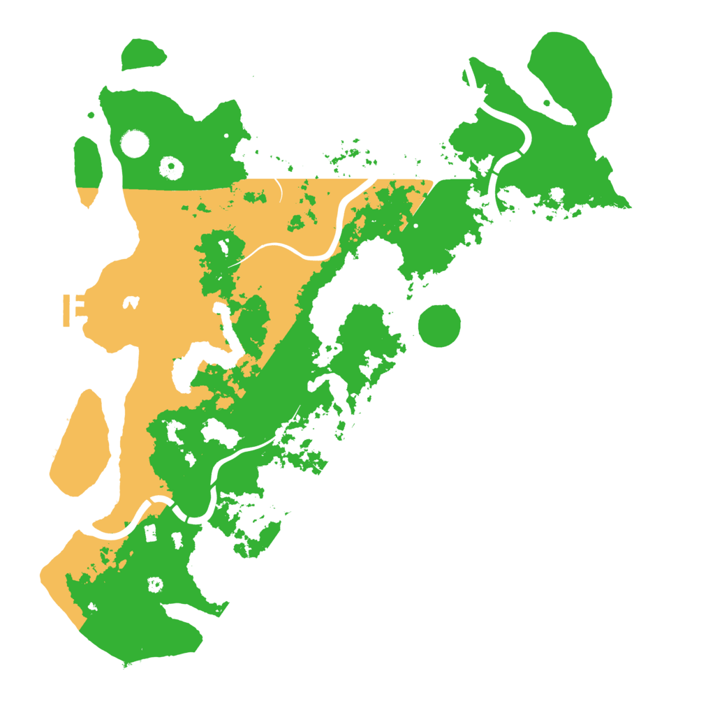 Biome Rust Map: Procedural Map, Size: 4500, Seed: 1739561