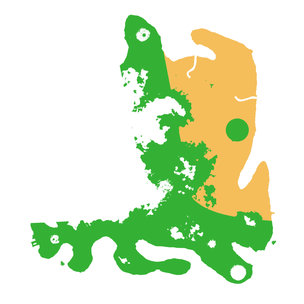 Biome Rust Map: Procedural Map, Size: 3500, Seed: 1616965333