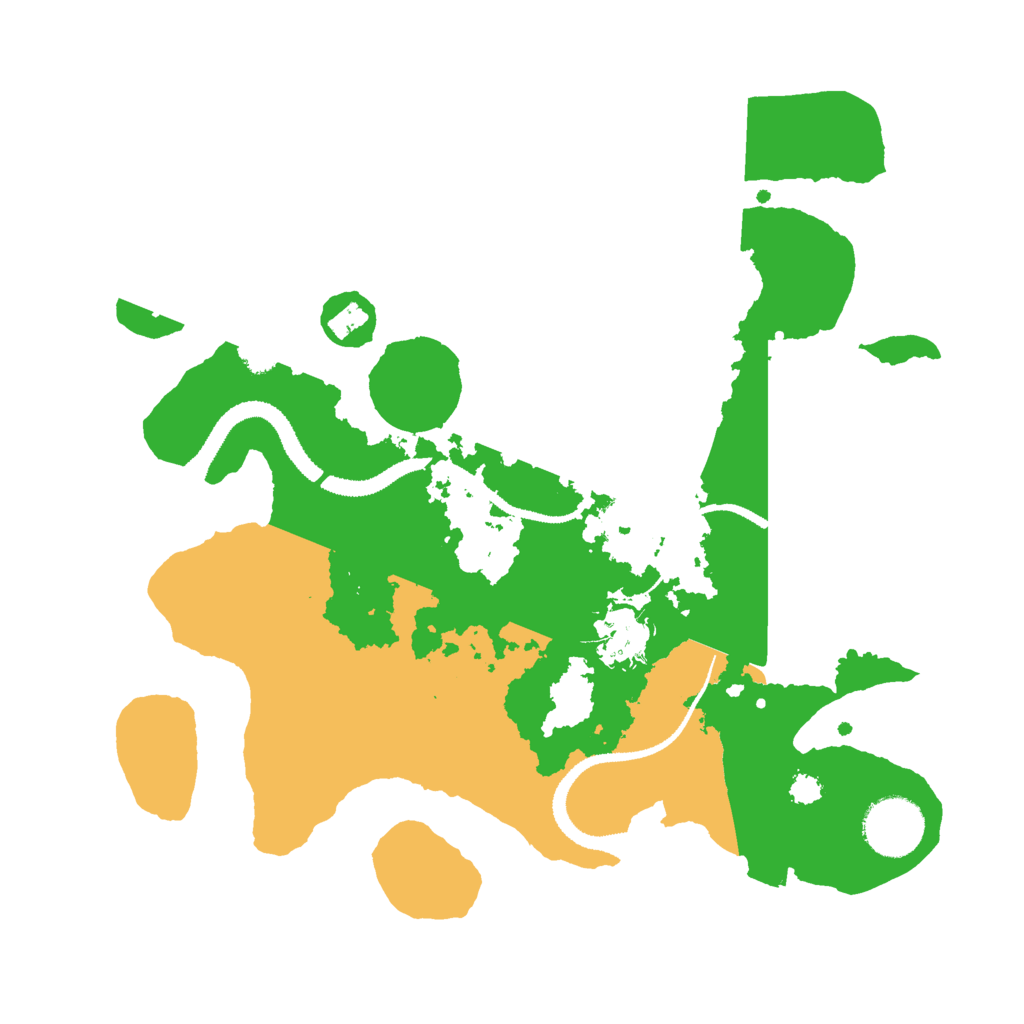 Biome Rust Map: Procedural Map, Size: 3000, Seed: 507140755