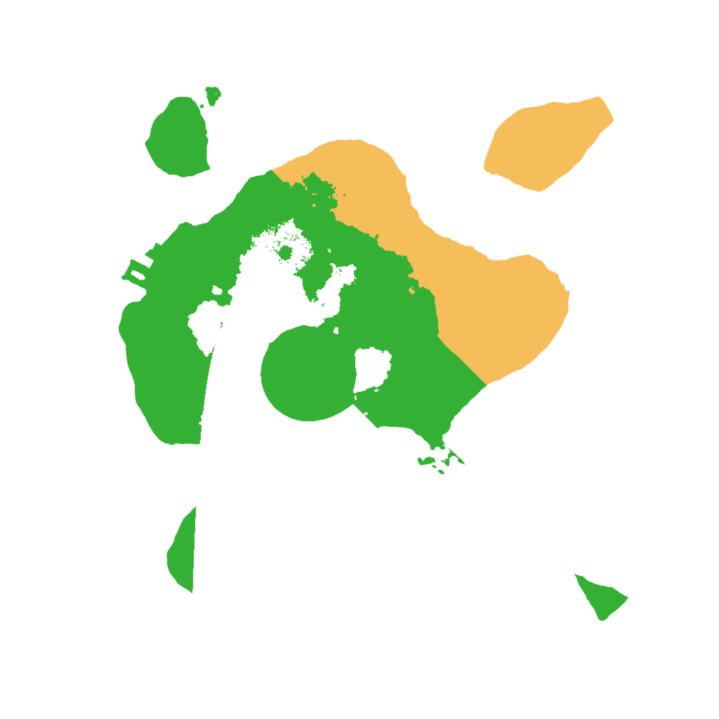 Biome Rust Map: Procedural Map, Size: 2000, Seed: 3303