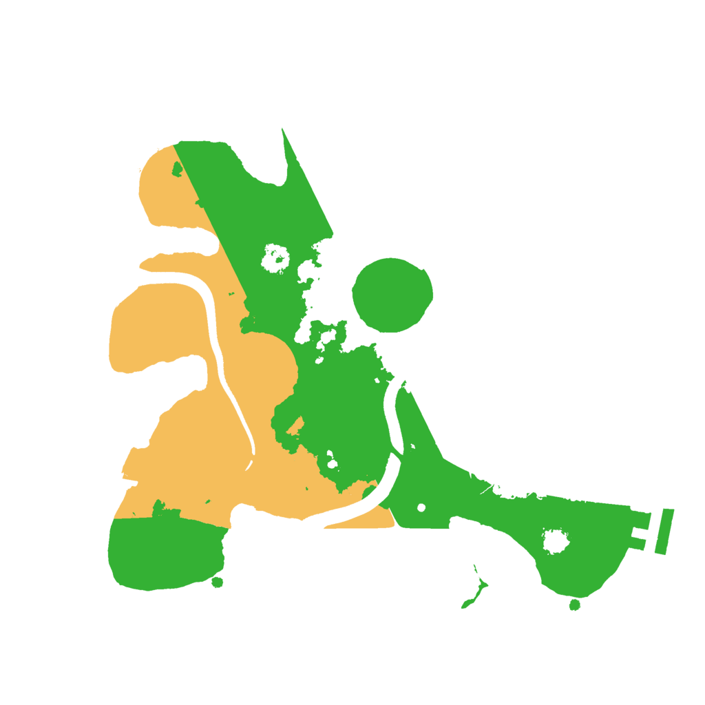 Biome Rust Map: Procedural Map, Size: 2500, Seed: 1123124125