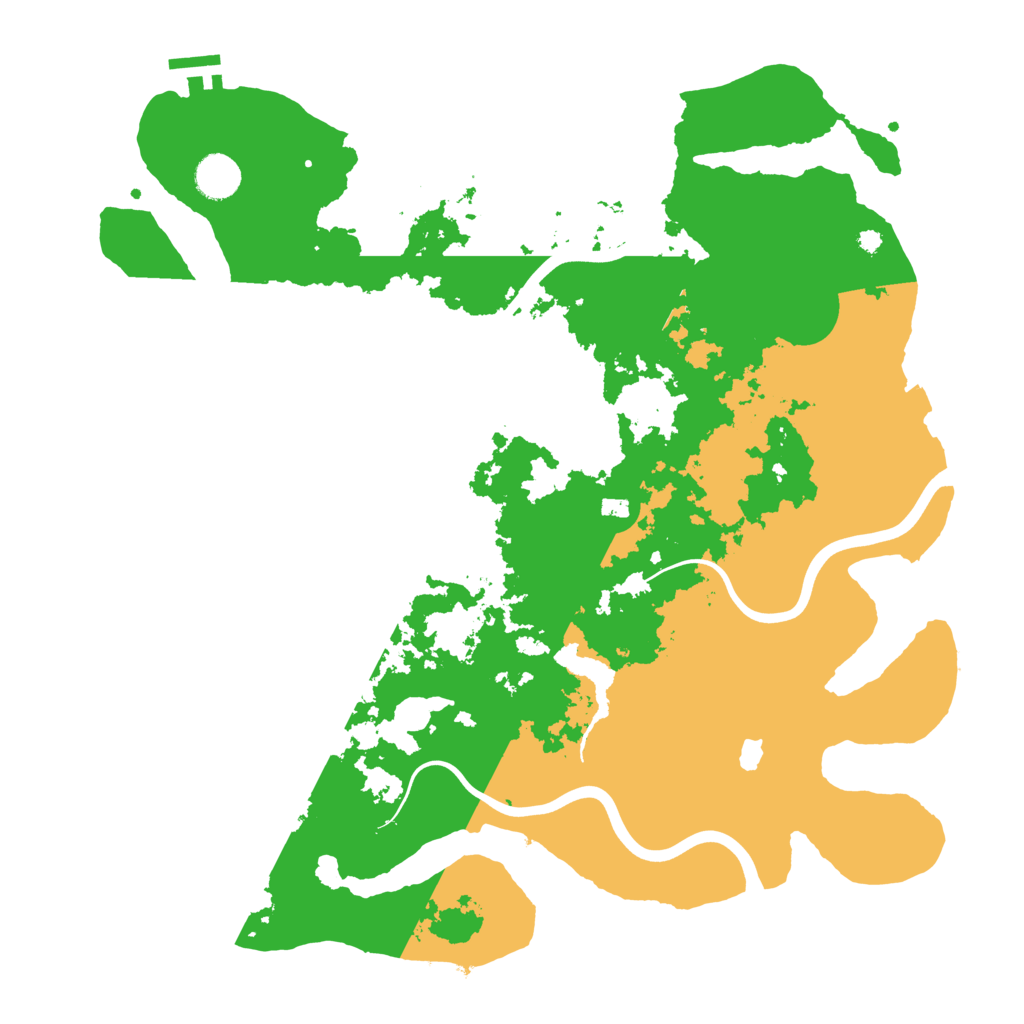 Biome Rust Map: Procedural Map, Size: 4000, Seed: 1686428488