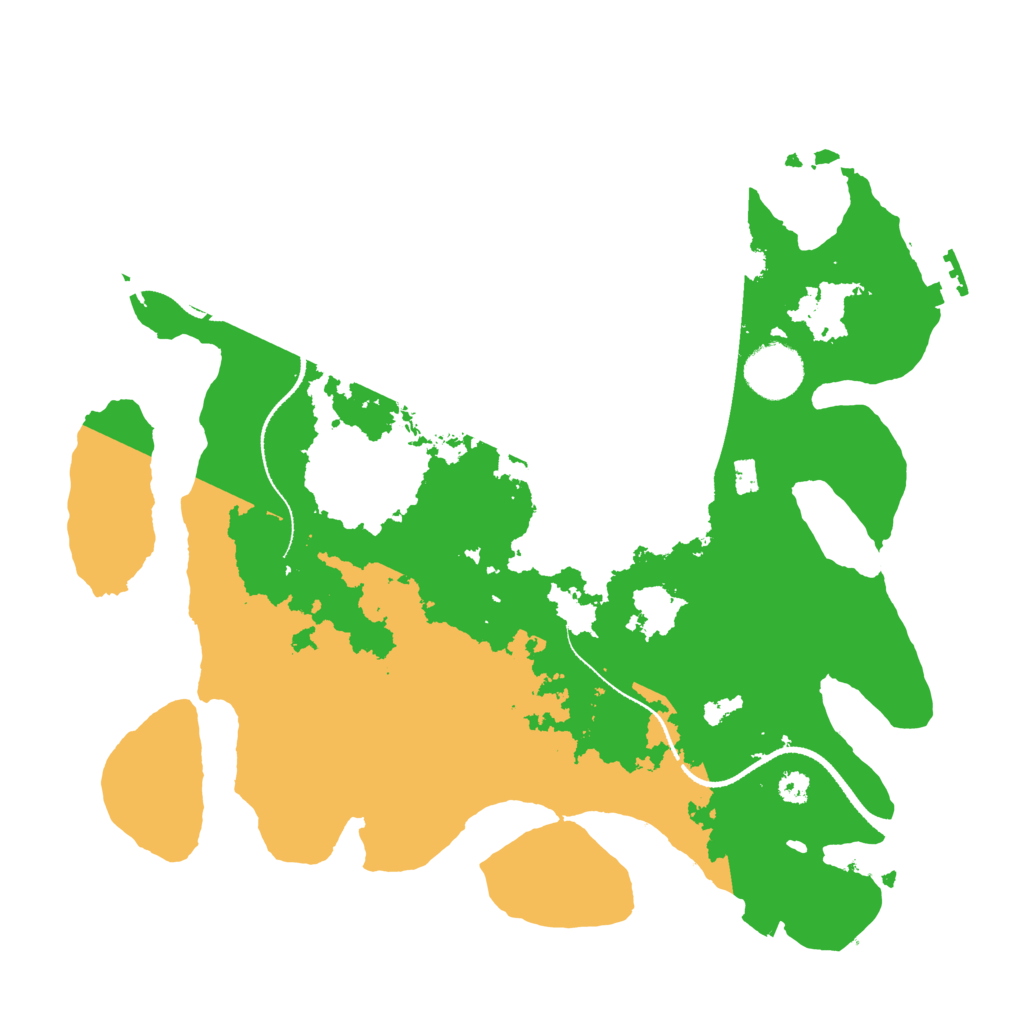 Biome Rust Map: Procedural Map, Size: 3250, Seed: 372756433